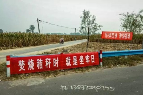 河南打击焚烧秸秆 路上雷人标语频现1.jpg