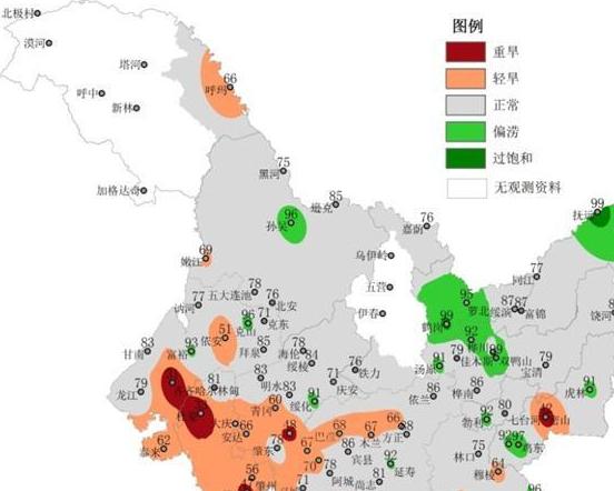 未来一周松嫩平原西部土壤仍将维持干旱 程度或有加重