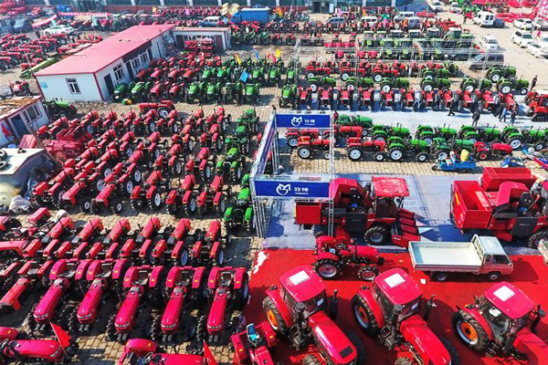 3月16日,农民在黑龙江省汽车农机大市场挑选农机.2.jpg