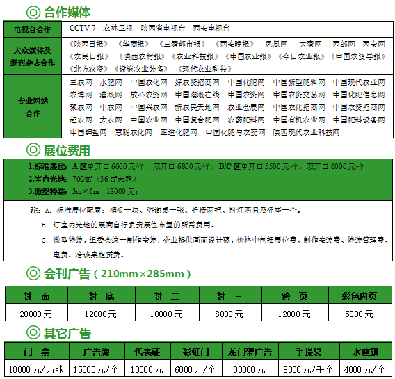 第四届中国西部农资展览会将于12月8-10日在曲江国际会展中心举办