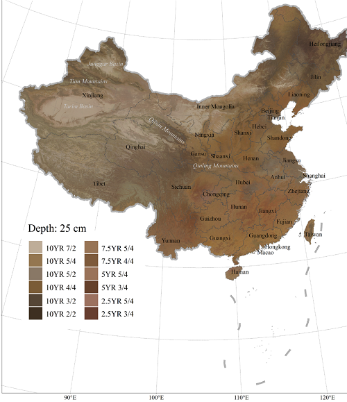 重磅：揭秘我国首幅高精度土壤颜色地图