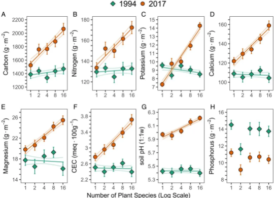 26年实验！科学家证实植物多样性改善土壤肥力