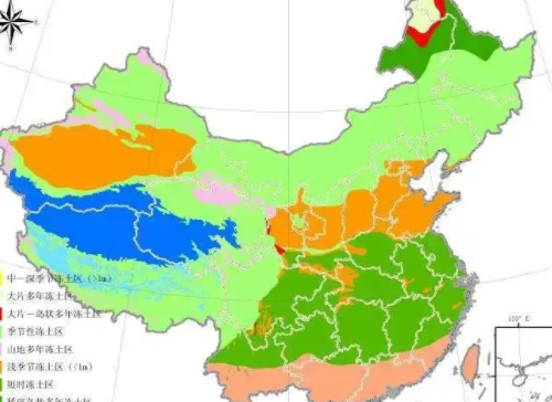 中国15种主要土壤类型和具体分布地区