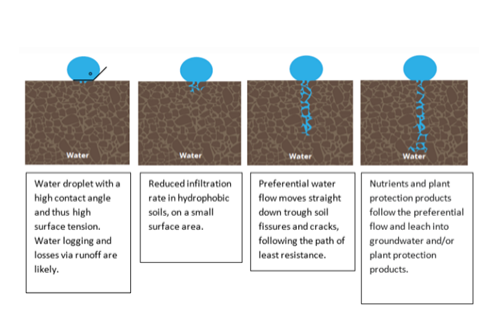 水难以渗透到疏水性土壤该怎么办？